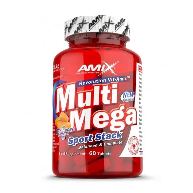 Вітаміни та мінерали AMIX MultiMega Sport Stack, 60 таблеток