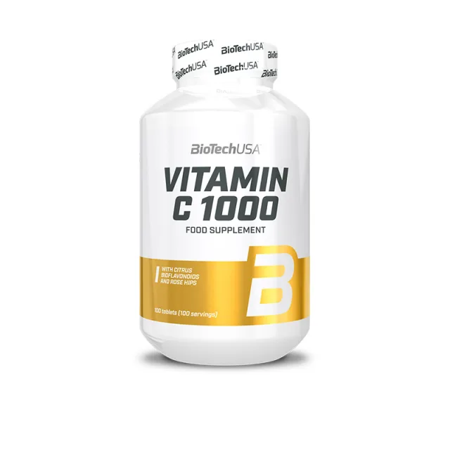 Вітаміни та мінерали BioTech Vitamin C 1000 mg, 100 таблеток