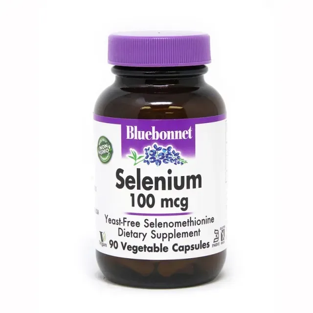 Вітаміни та мінерали Bluebonnet Nutrition Selenium 100 mcg, 90 вегакапсул