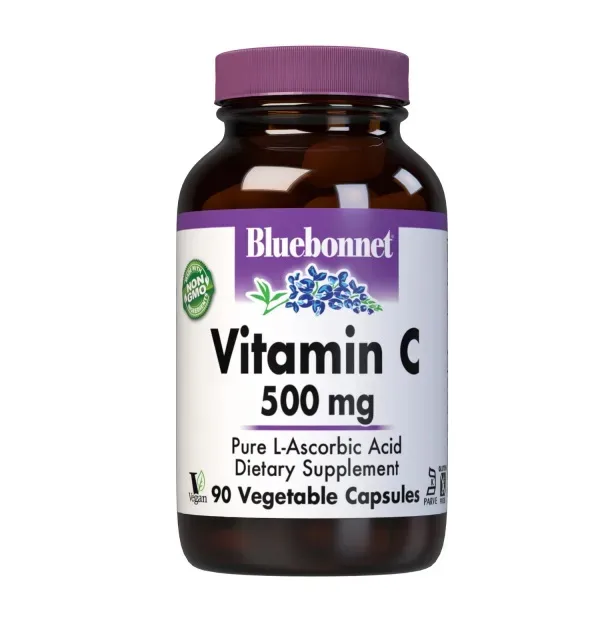 Вітаміни та мінерали Bluebonnet Nutrition Vitamin C 500 mg, 90 вегакапсул