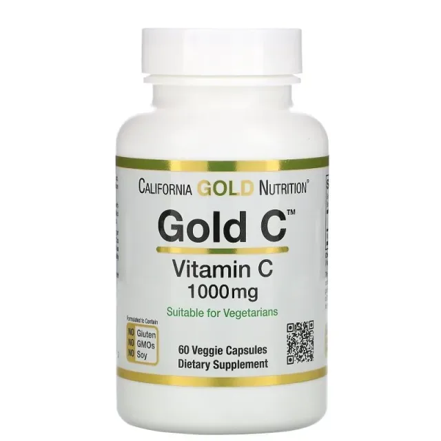 Вітаміни та мінерали California Gold Nutrition Gold C, 60 вегакапсул