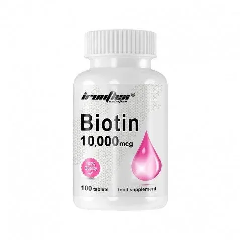 Витамины и минералы IronFlex Biotin 10000 mcg, 100 таблеток