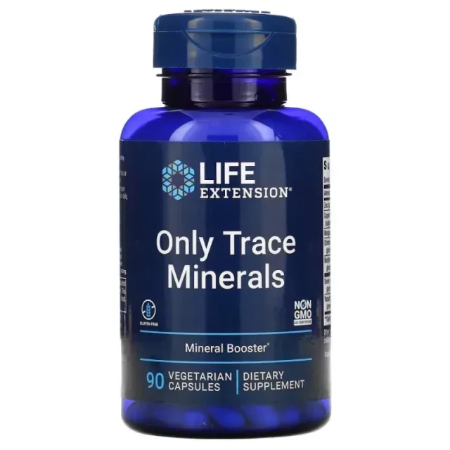 Вітаміни та мінерали Life Extension Only Trace Minerals, 90 вегакапсул