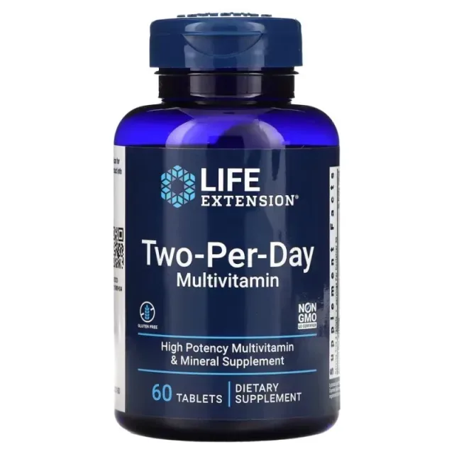 Вітаміни та мінерали Life Extension Two-Per-Day, 60 таблеток