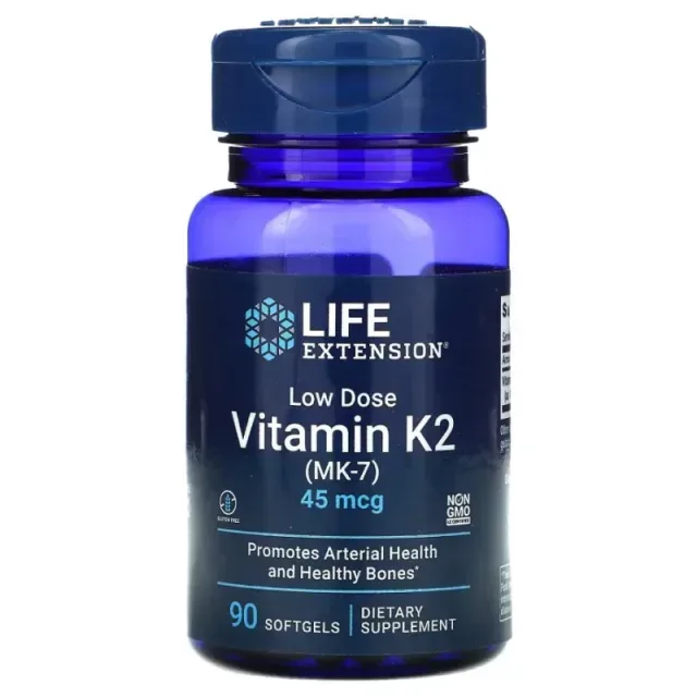 Вітаміни та мінерали Life Extension Vitamin K2 45 mcg Low Dose, 90 капсул