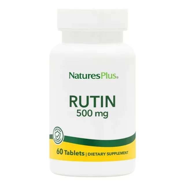 Вітаміни та мінерали Natures Plus Rutin 500 mg, 60 таблеток