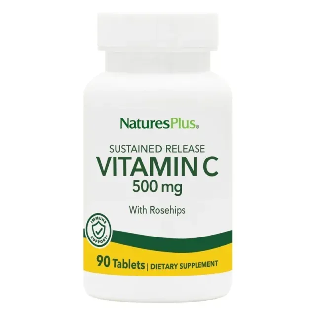 Витамины и минералы Natures Plus Vitamin C 500 mg, 90 таблеток