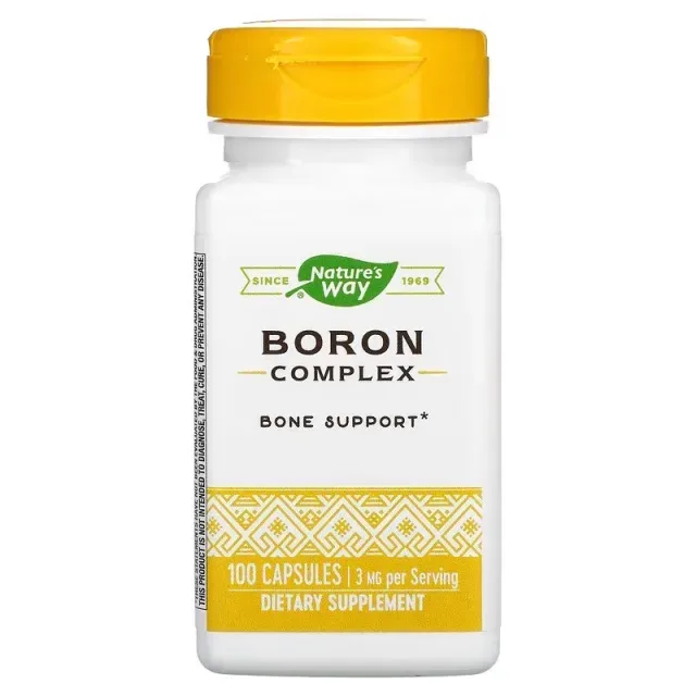 Вітаміни та мінерали Nature's Way Boron Complex, 100 капсул