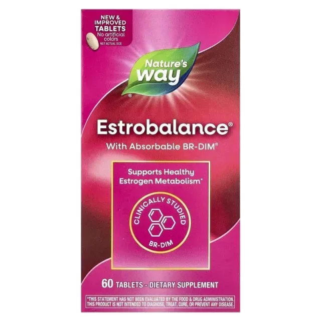Витамины и минералы Nature's Way Estrobalance with Absorbable BR-DIM, 60 таблеток