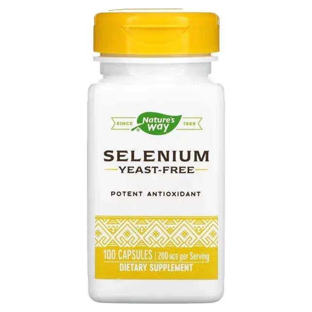 Вітаміни та мінерали Nature's Way Selenium, 100 капсул