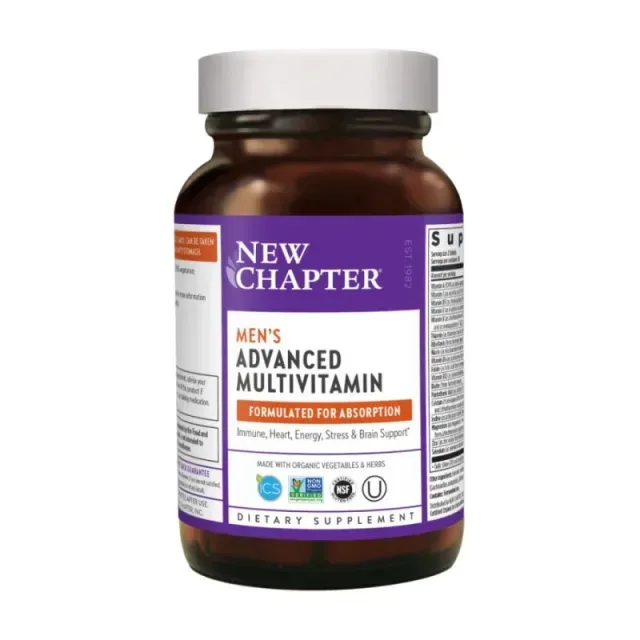 Вітаміни та мінерали New Chapter Man's Advanced Multivitamin, 48 таблеток