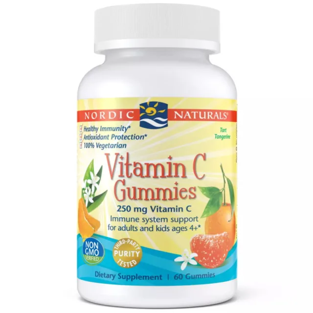 Вітаміни та мінерали Nordic Naturals Vitamin C Gummies, 60 желейок