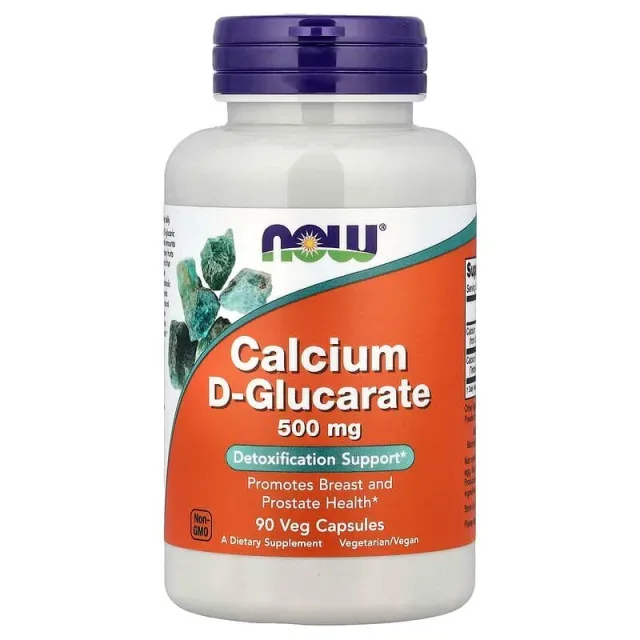 Витамины и минералы NOW Calcium D-Glucarate, 90 вегакапсул