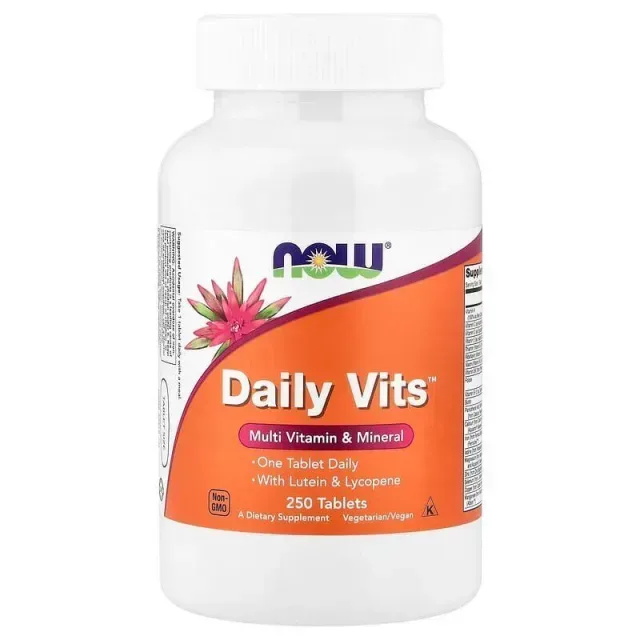 Витамины и минералы NOW Daily Vits, 250 таблеток
