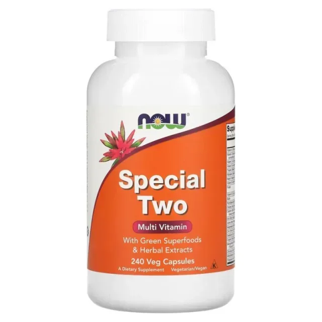 Вітаміни та мінерали NOW Special Two Multi, 240 вегакапсул