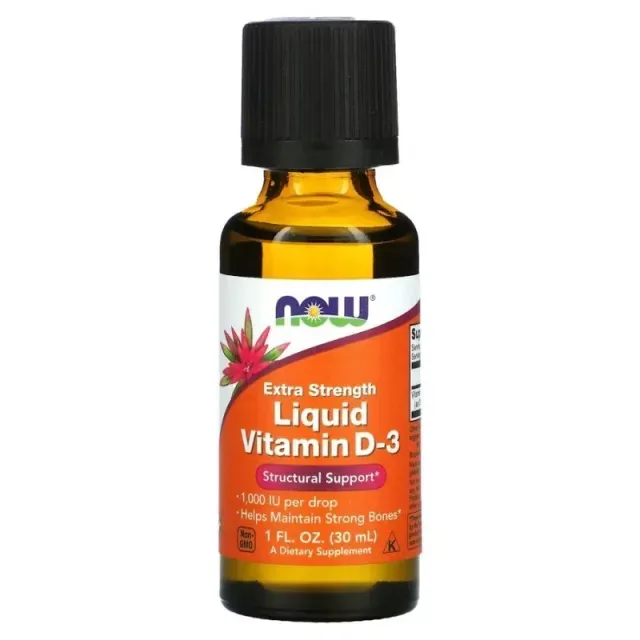 Вітаміни та мінерали NOW Vitamin D3 Extra Strength, 30 мл