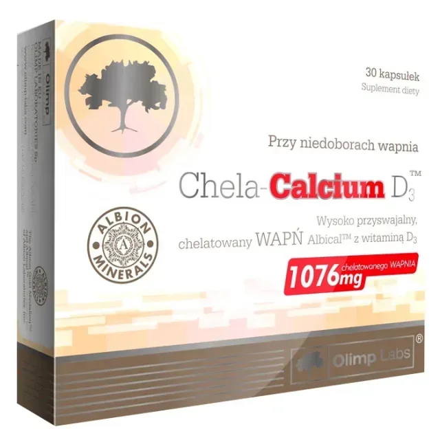 Вітаміни та мінерали Olimp Sport Nutrition Chela-Calcium D3, 30 капсул