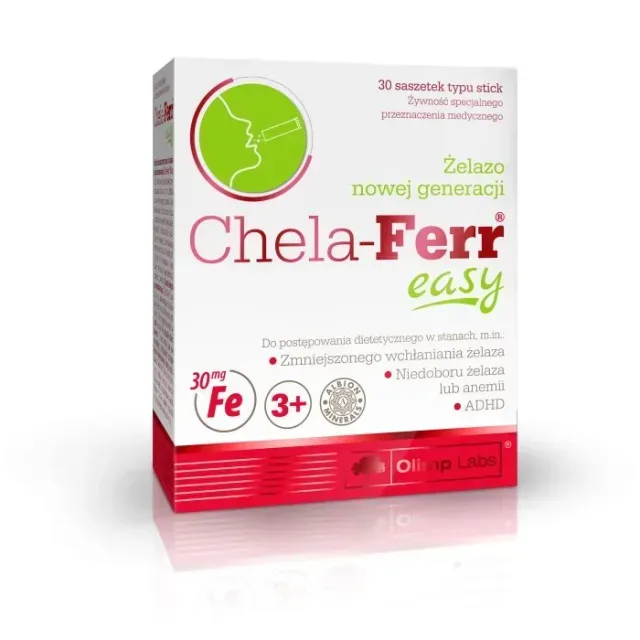 Вітаміни та мінерали Olimp Sport Nutrition Chela-Ferr Easy, 30 пакетиків