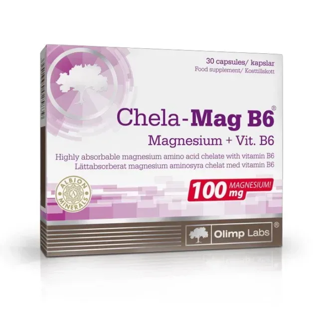Вітаміни та мінерали Olimp Sport Nutrition Chela-Mag B6, 30 капсул