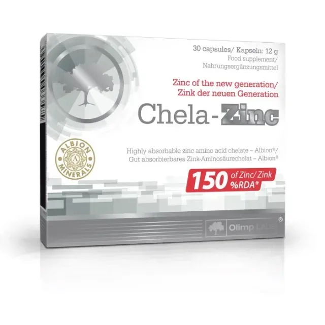 Вітаміни та мінерали Olimp Sport Nutrition Chela-Zinc, 30 капсул