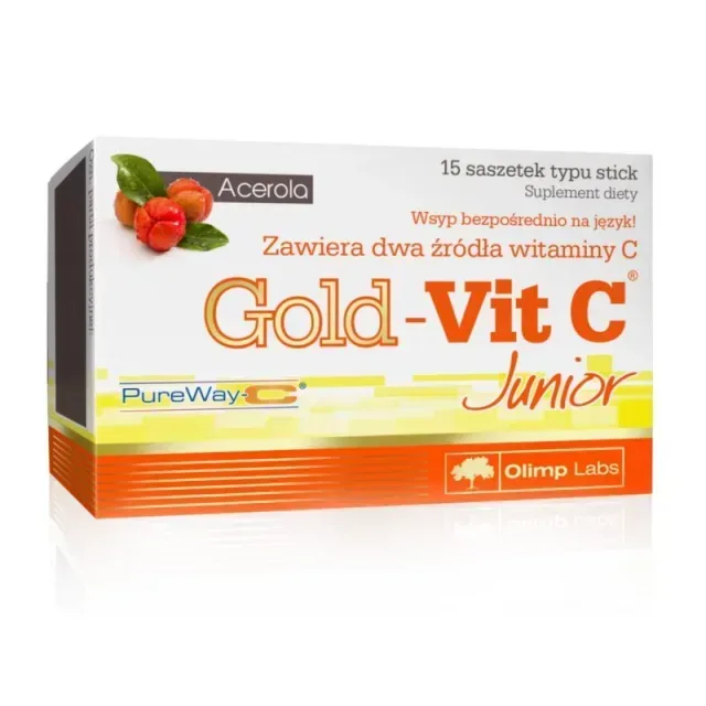 Вітаміни та мінерали Olimp Sport Nutrition Gold-Vit C Junior, 15 пакетиків