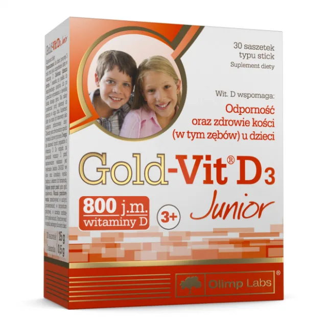 Вітаміни та мінерали Olimp Sport Nutrition Gold-Vit D3 Junior, 30 пакетиків
