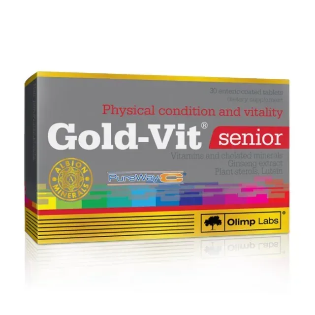 Вітаміни та мінерали Olimp Sport Nutrition Gold Vit for Senior, 30 таблеток