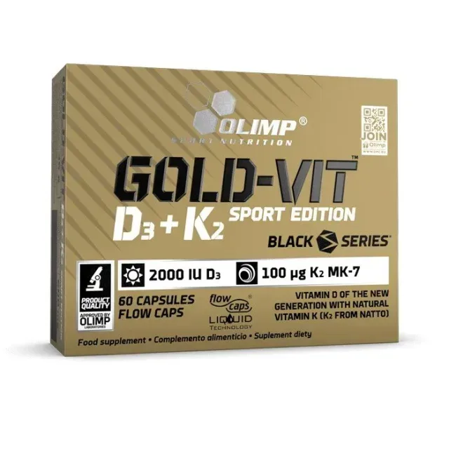 Вітаміни та мінерали Olimp Sport Nutrition Sport Edition Gold-Vit D3+K2, 60 капсул