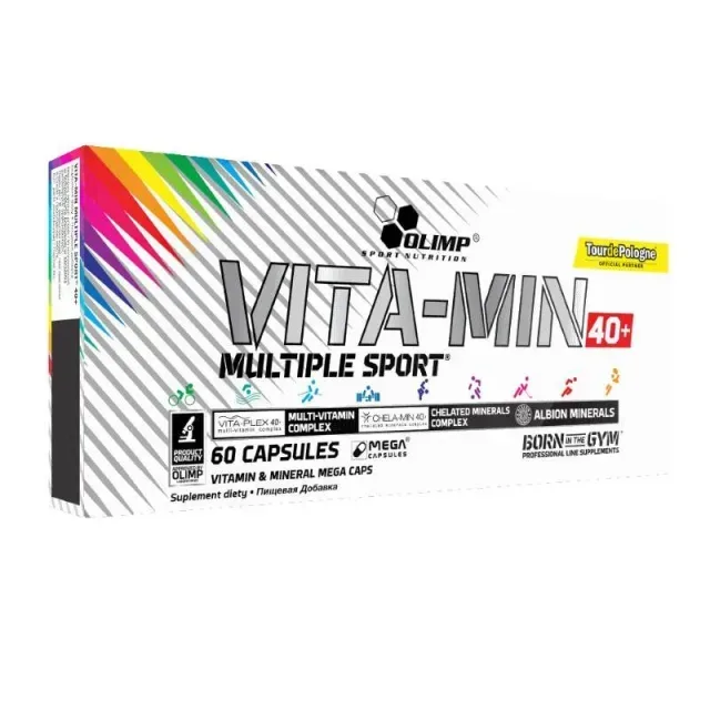 Витамины и минералы Olimp Sport Nutrition Vita-min Multiple Sport 40+, 60 капсул
