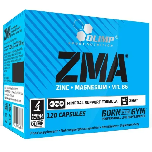 Вітаміни та мінерали Olimp Sport Nutrition ZMA, 120 капсул
