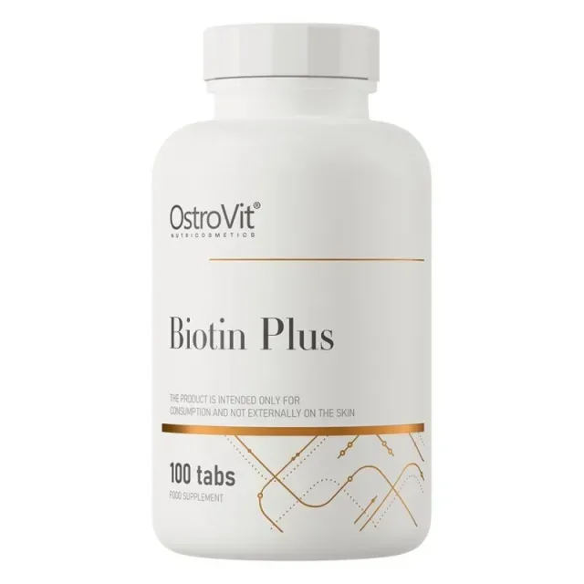 Вітаміни та мінерали OstroVit Biotin Plus, 100 таблеток
