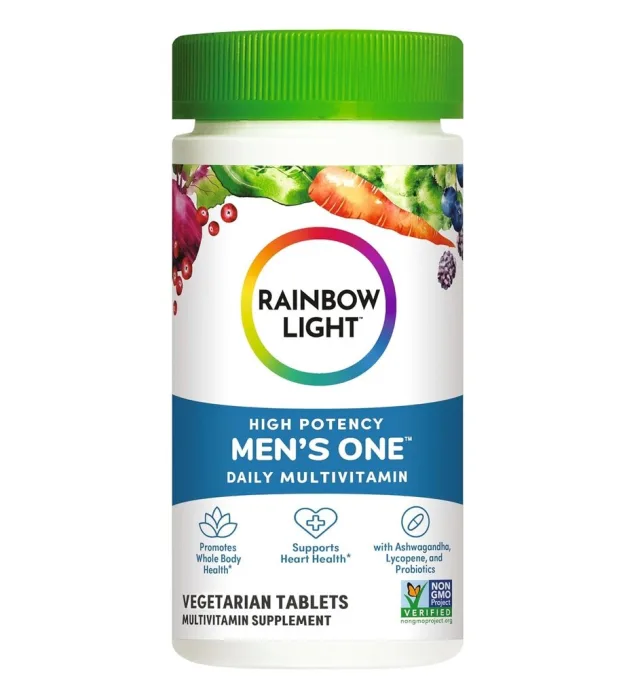 Вітаміни та мінерали Rainbow Light Men's One High Potency, 30 вегатаблеток для чоловіків