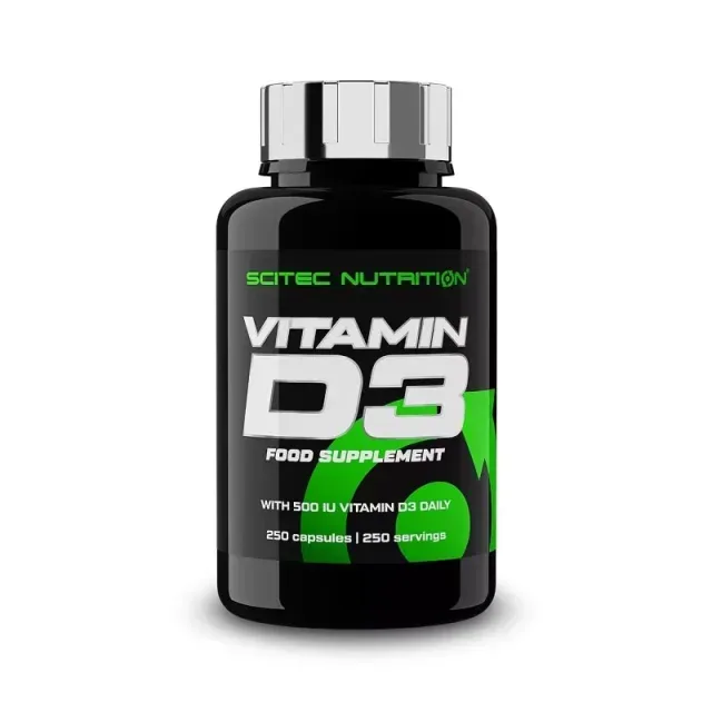 Витамины и минералы Scitec Nutrition Vitamin D3, 250 капсул
