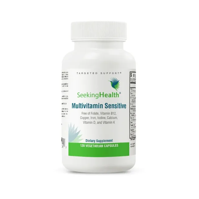 Вітаміни та мінерали Seeking Health Multivitamin Sensitive, 120 капсул
