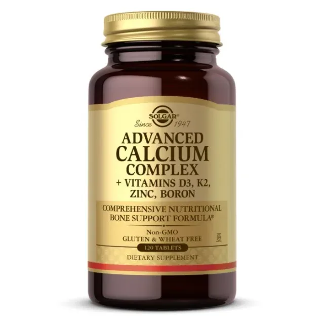 Витамины и минералы Solgar Advanced Calcium Complex, 120 таблеток