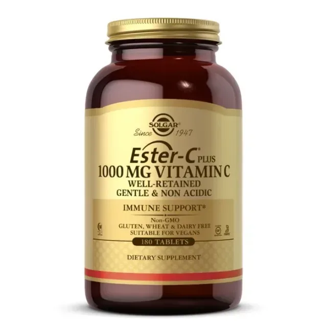 Витамины и минералы Solgar Ester-C Plus Vitamin C 1000 mg, 180 таблеток