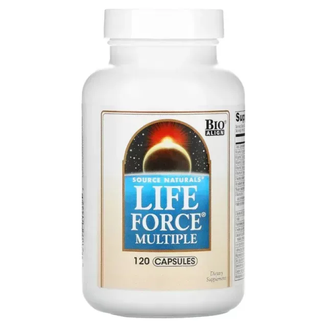 Вітаміни та мінерали Source Naturals Life Force Multiple, 120 капсул