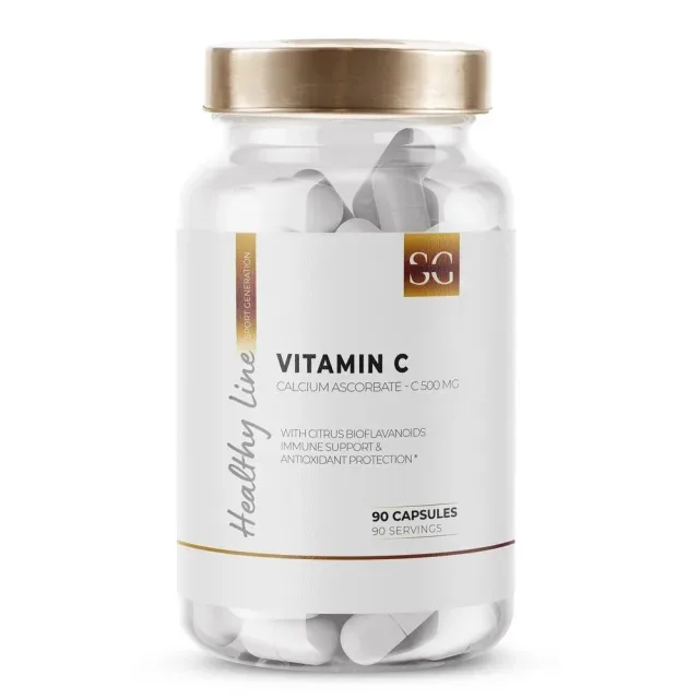 Витамины и минералы Sport Generation Healthy Line Vitamin C Calcium Ascorbate 500 mg, 90 капсул