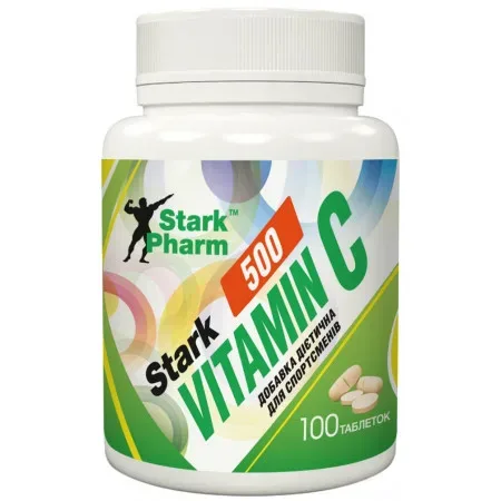 Вітаміни та мінерали Stark Pharm Stark Vitamin C 500 mg, 100 таблеток