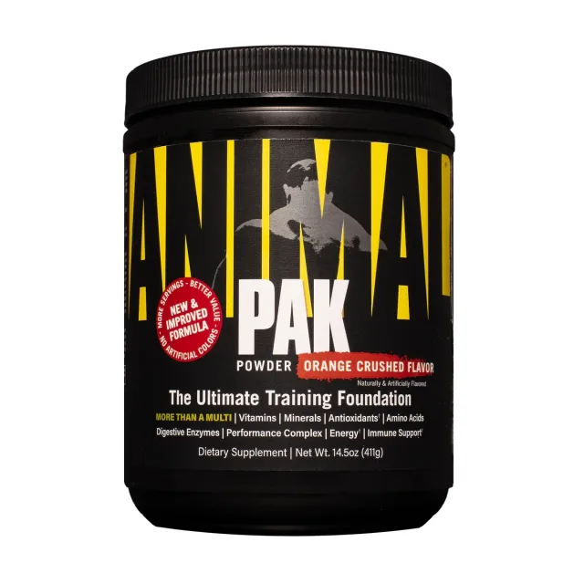 Вітаміни та мінерали Universal Nutrition Animal Pak Powder, 30 порцій - 411 г Апельсин