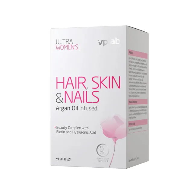 Вітаміни та мінерали VPLab Ultra Women's Hair, Skin & Nails, 90 капсул для жінок