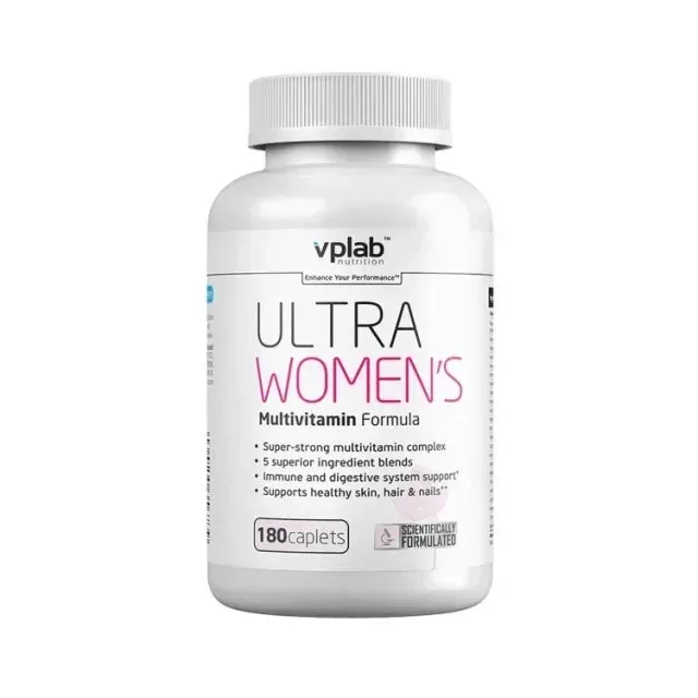 Вітаміни та мінерали VPLab Ultra Women's Multivitamin, 180 каплет