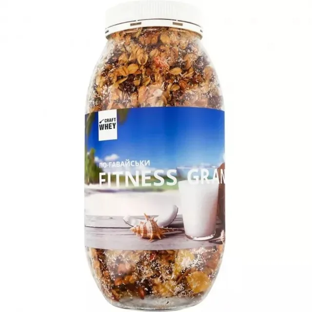 Вівсяна фітнес-гранола Craft Whey Fitness Granola, 450 грам - Гавайський