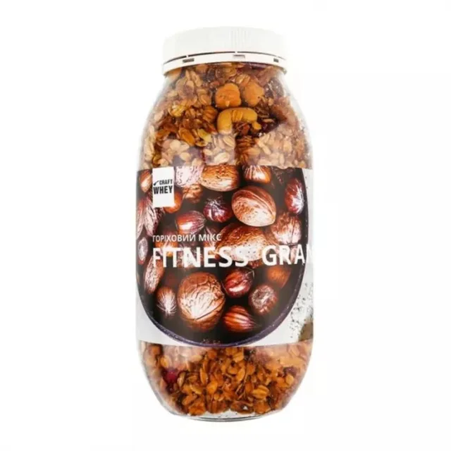 Вівсяна фітнес-гранола Craft Whey Fitness Granola, 450 грам - Горіховий мікс