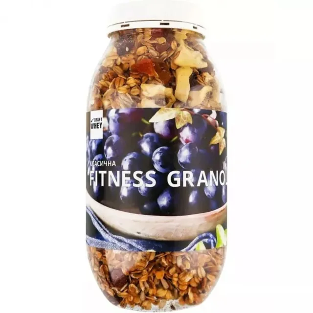Вівсяна фітнес-гранола Craft Whey Fitness Granola, 450 грам - Класичний