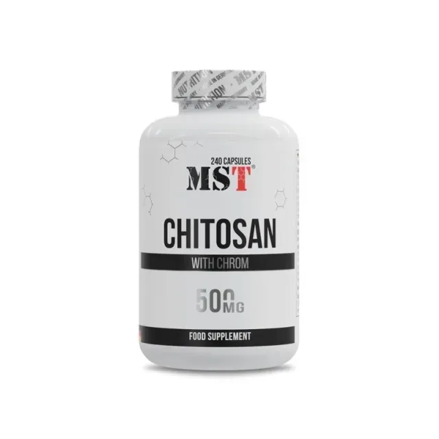 Хітозан та хром MST Nutrition Chitosan with Chrom, 240 капсул