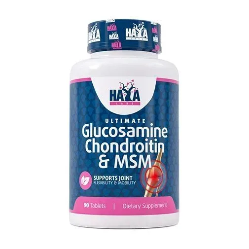 Хондропротектор Haya Labs Ultimate Glucosamine Chondroitin & MSM Complex, 90 таблеток