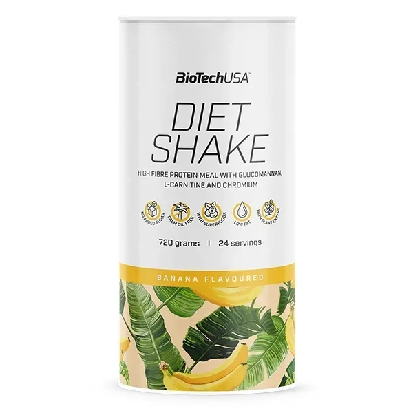 Замінник харчування BioTech Diet Shake, 720 грам - Банан