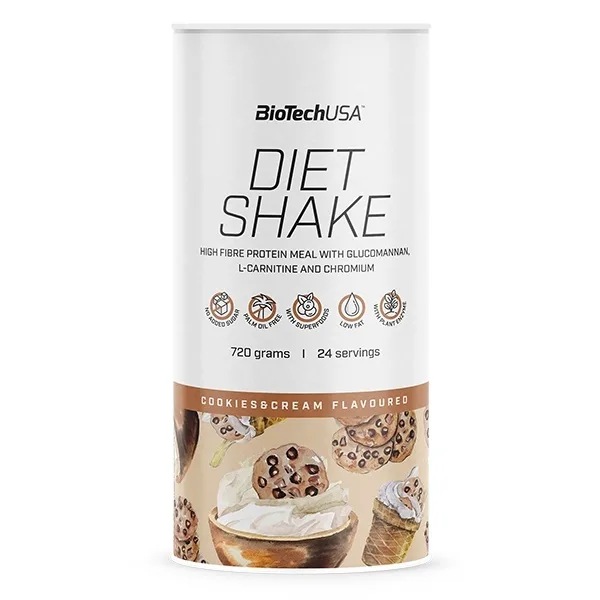Замінник харчування BioTech Diet Shake, 720 грам - Печиво-крем