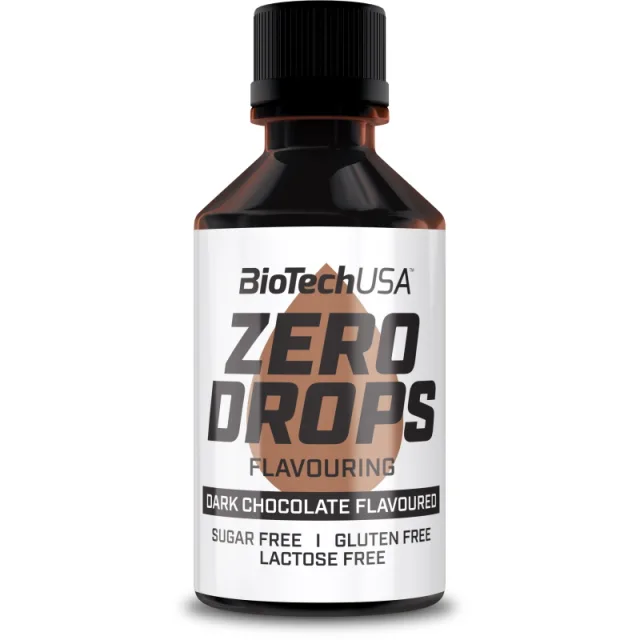 Замінник харчування BioTech Zero Drops, 50 мл - Чорний шоколад